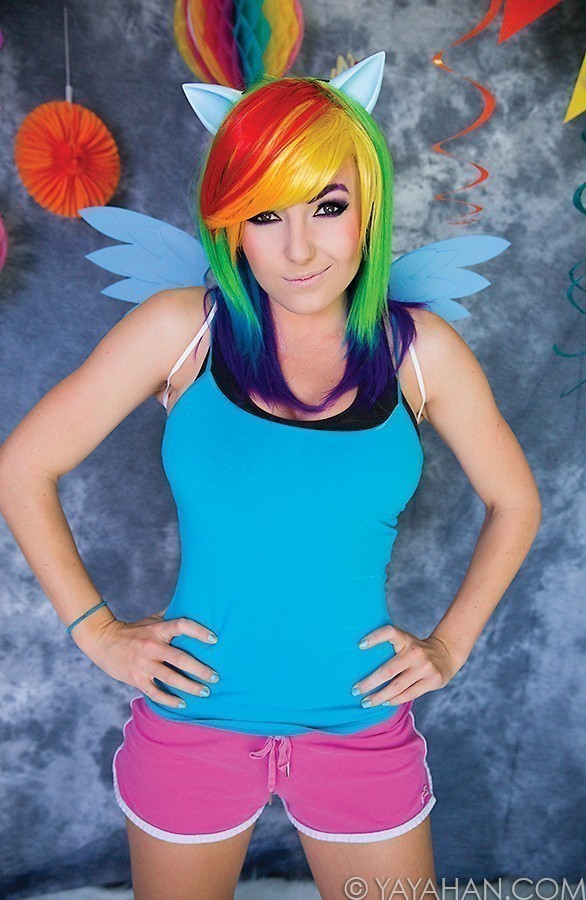 Long Rainbow Wig - Designed By Yaya Han