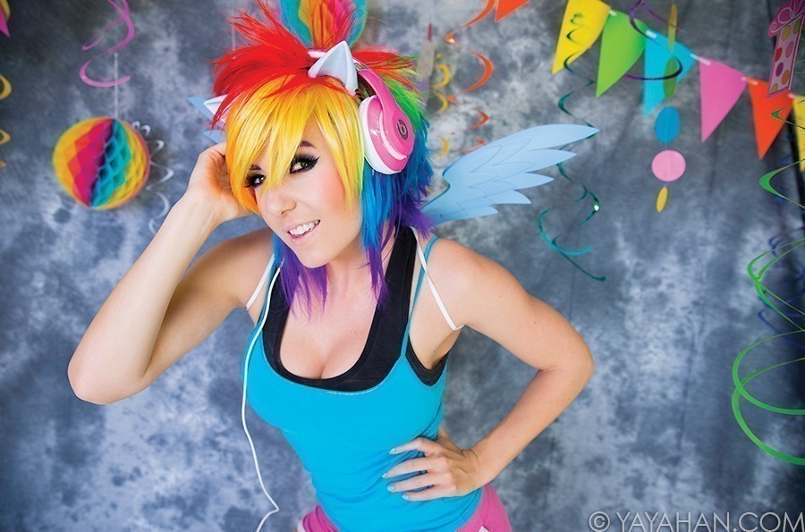 Short Rainbow Wig - Designed By Yaya Han