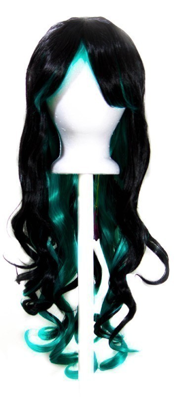 Nia - Natural Black and Seafoam Green