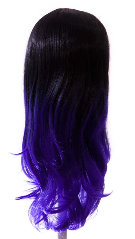 Hina - Natural Black Fade Indigo Purple