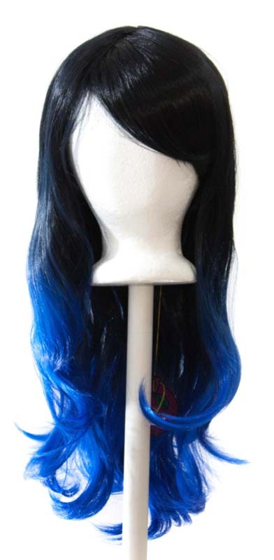 Hina - Natural Black Fade Royal Blue